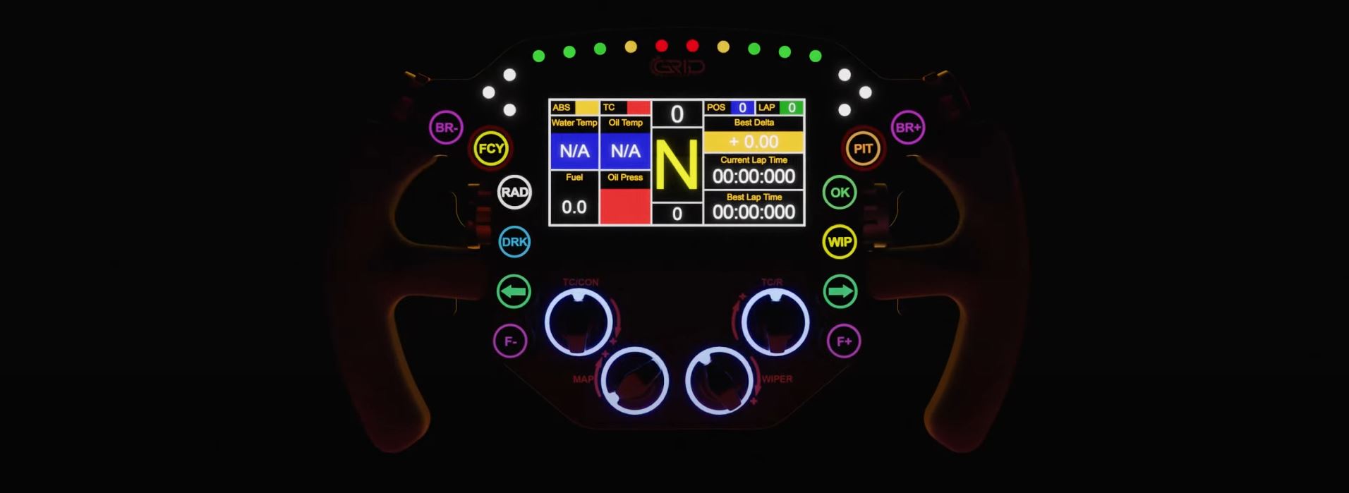 GRID by SimLab Porsche 911 RSR Steering Wheel SimRaceBlog