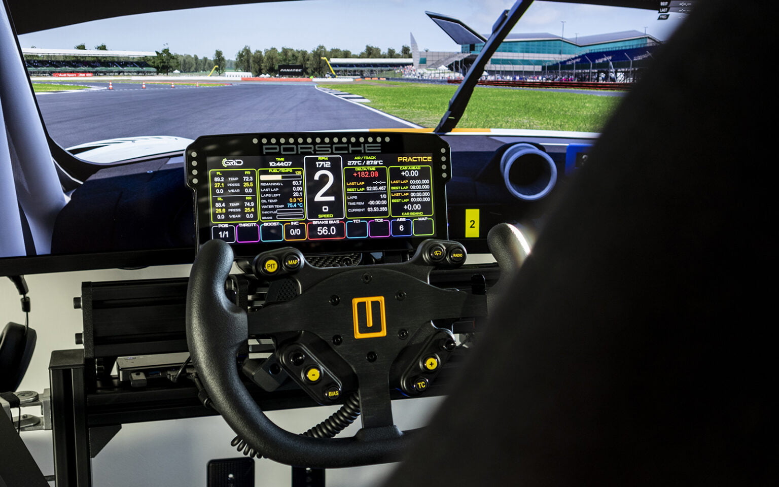 GRID by SimLab Porsche 911 GT3 Dash Display SimRaceBlog